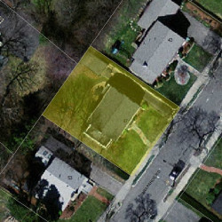 47 Arapahoe Rd, Newton, MA 02465 aerial view