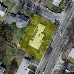 1735 Washington St, Newton, MA 02466 aerial view