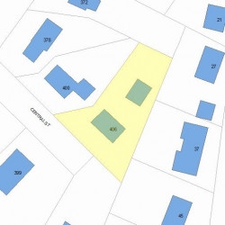 406 Central St, Newton, MA 02466 plot plan