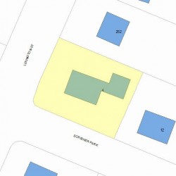 4 Scribner Park, Newton, MA 02466 plot plan