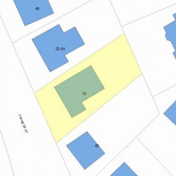 56 Cypress St, Newton, MA 02459 plot plan