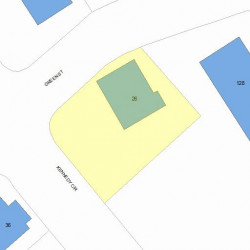 26 Green St, Newton, MA 02458 plot plan