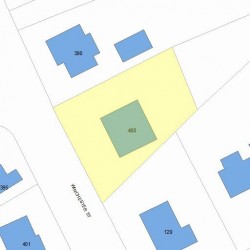 400 Winchester St, Newton, MA 02461 plot plan