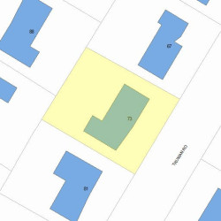 73 Truman Rd, Newton, MA 02459 plot plan