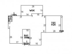 414 Brookline St, Newton, MA 02459 floor plan