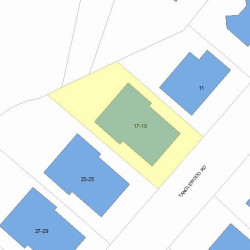 17 Tanglewood Rd, Newton, MA 02459 plot plan