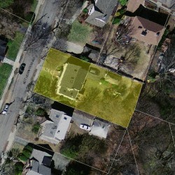 12 Rotherwood Rd, Newton, MA 02459 aerial view