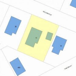 18 Woodbine St, Newton, MA 02466 plot plan