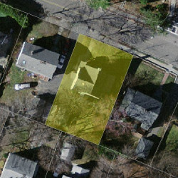 142 Jackson St, Newton, MA 02459 aerial view