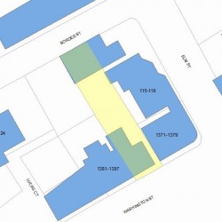 1381 Washington St, Newton, MA 02465 plot plan