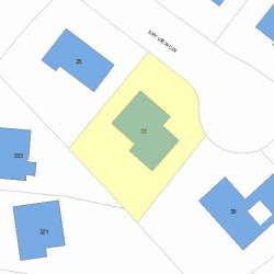 33 Sky View Cir, Newton, MA 02459 plot plan