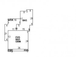 55 Summit St, Newton, MA 02458 floor plan