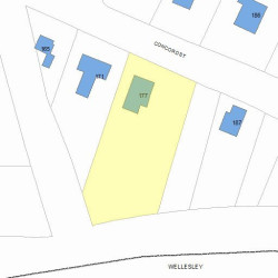 177 Concord St, Newton, MA 02462 plot plan