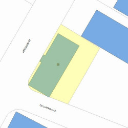 88 Needham St, Newton, MA 02461 plot plan