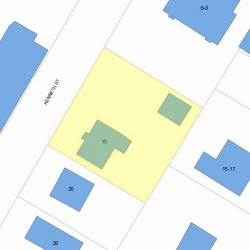 18 Kenneth St, Newton, MA 02461 plot plan