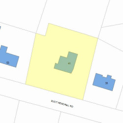 41 Eliot Memorial Rd, Newton, MA 02458 plot plan