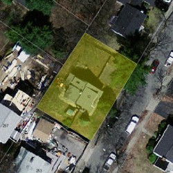 12 Star Rd, Newton, MA 02465 aerial view