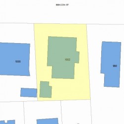 1002 Beacon St, Newton, MA 02459 plot plan