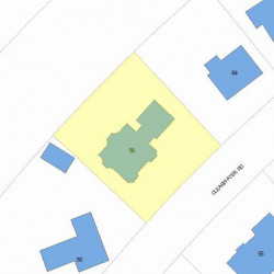 56 Clearwater Rd, Newton, MA 02462 plot plan