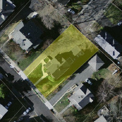 46 Ripley St, Newton, MA 02459 aerial view