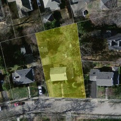 11 Halcyon Rd, Newton, MA 02459 aerial view