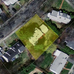 77 Elinor Rd, Newton, MA 02461 aerial view