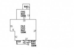 255 Derby St, Newton, MA 02465 floor plan