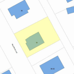 56 Wildwood Ave, Newton, MA 02460 plot plan