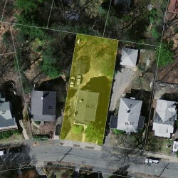 19 Hillside Rd, Newton, MA 02461 aerial view