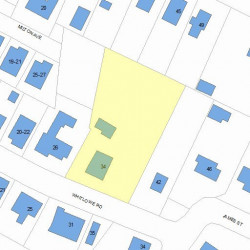 34 Whitlowe Rd, Newton, MA 02465 plot plan