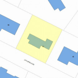 53 Littlefield Rd, Newton, MA 02459 plot plan
