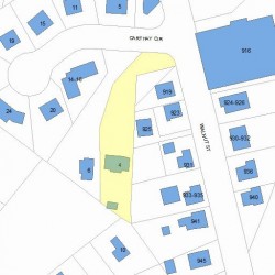 4 Carthay Cir, Newton, MA 02461 plot plan