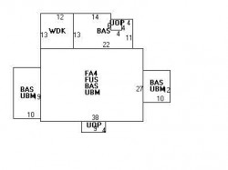 22 Irvington St, Newton, MA 02468 floor plan