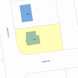 820 Chestnut St, Newton, MA 02468 plot plan