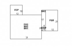 19 Richards Cir, Newton, MA 02465 floor plan