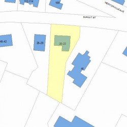 20 Summit St, Newton, MA 02458 plot plan