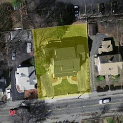 331 Cabot St, Newton, MA 02458 aerial view