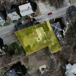 20 Hunter St, Newton, MA 02465 aerial view