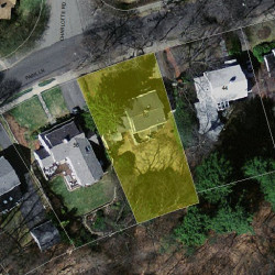 50 Park Ln, Newton, MA 02459 aerial view