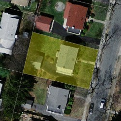 29 Rangeley Rd, Newton, MA 02465 aerial view
