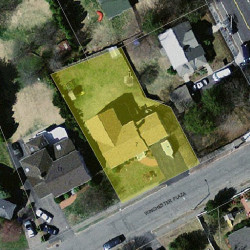 7 Winchester Plz, Newton, MA 02461 aerial view