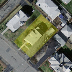 11 Broadway Ter, Newton, MA 02460 aerial view