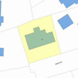 15 Bonita St, Newton, MA 02465 plot plan