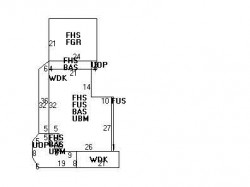 38 Orient Ave, Newton, MA 02459 floor plan