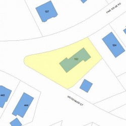 192 Pine Ridge Rd, Newton, MA 02468 plot plan