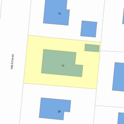 18 Tarleton Rd, Newton, MA 02459 plot plan