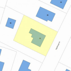 95 Crescent St, Newton, MA 02466 plot plan