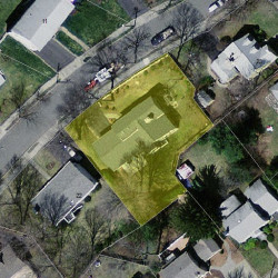 14 Sherrin Rd, Newton, MA 02462 aerial view