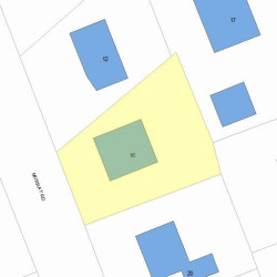 16 Murray Rd, Newton, MA 02465 plot plan