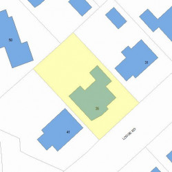 35 Lodge Rd, Newton, MA 02465 plot plan